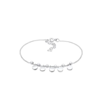 Elli - Geo Kugeln Plättchen Trend Cool Modern 925 Silber Armbänder & Armreife 1 ct Damen