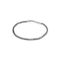 KUZZOI - Basic Herren Panzerkette Massiv Piece 925 Silber Herrenschmuck