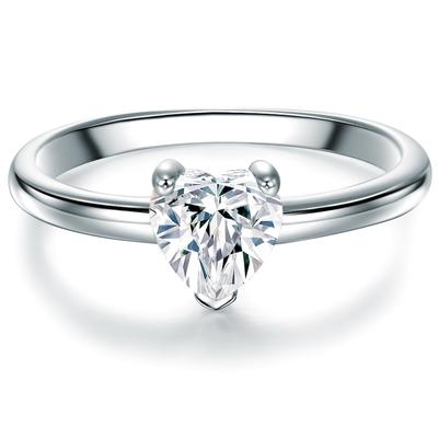 Trilani - Ring aus Sterling Silber in Silber mit Zirkonia Ringe 1 ct Damen