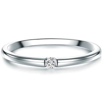 Trilani - Diamant-Ring aus Sterling Silber in Silber mit Diamant Ringe 1 ct Damen