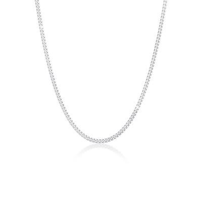 KUZZOI Basic Männer Panzerkette Massiv Robust 925 Silber 60 Herren