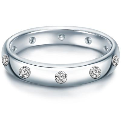 Trilani - Ring aus Sterling Silber in Silber mit Zirkonia Ringe 1 ct Damen