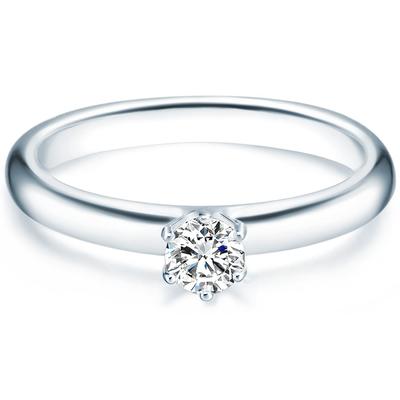 Trilani - Ring Sterling Silber Zirkonia in Silber Ringe 1 ct Damen