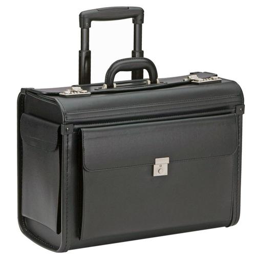 Dermata – 2-Rollen Pilotentrolley 48 cm Laptopfach Koffer & Trolleys