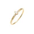 Elli DIAMONDS - Verlobung Topas Diamant (0.02 ct.) 585 Gelbgold Ringe Damen