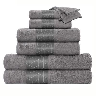 Gallazzo Handtuch 200 8er-Set Grau 70/50/30/16cm x 140/100/50/21cm Image