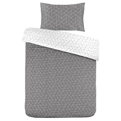 Gallazzo Bettwäsche 600 - Grau 1x 225cm x / 2x 50cm 75cm