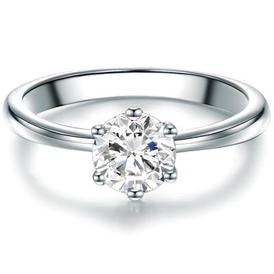 Trilani - Ring aus Sterling Silber in Silber mit Zirkonia Ringe 1 ct Damen