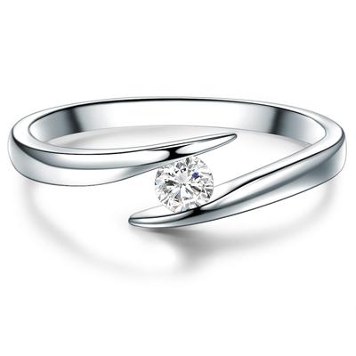 Trilani - Ring Sterling Silber Topas in Silber Ringe 1 ct Damen Image