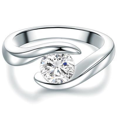 Trilani Ring aus Sterling Silber in mit Zirkonia 58 Damen Image