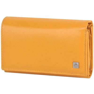 Greenburry Spongy Geldbörse Leder 15,5 cm yellow Gelb Damen Image