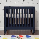 babyletto Origami Mini Portable Crib Wood in Blue | 36 H x 25.75 W in | Wayfair M6698V