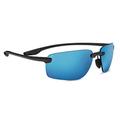 Serengeti Unisex's Erice Sunglasses Lenses Polarised 555 Nm Blue, Sanded Dark Gray, Medium/Large