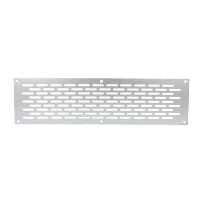 Ms Beschläge - Aluminium Lochblech 400x80mm F1 Lüftungsgitter Lochung 20x3mm silber eloxiert Image