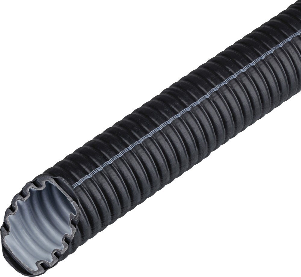 50 Mtr. Fränkische Kunststoff-Wellrohr mittel FFKuS-EM-F-LS0H 16sw 25510016 Image