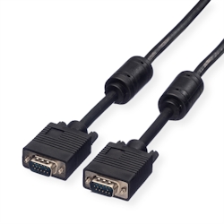 ROLINE SVGA-Kabel HD15 ST - ST mit Ferritkern, 20 m Image