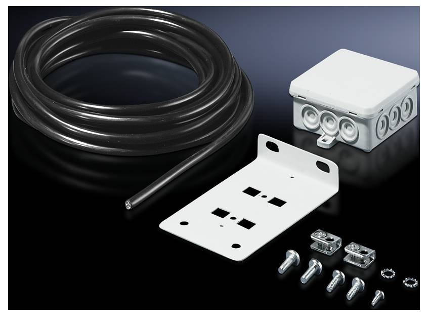 Rittal DK 7280.035 Kabelabzweigdose mit Multifunktionswinkel Stahlblech Lichtgrau (RAL 7035) 1 St. Image