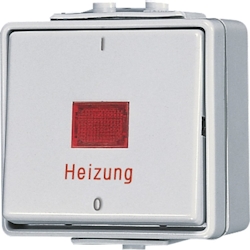 Jung Heizung Notschalter 602 HW 602HW