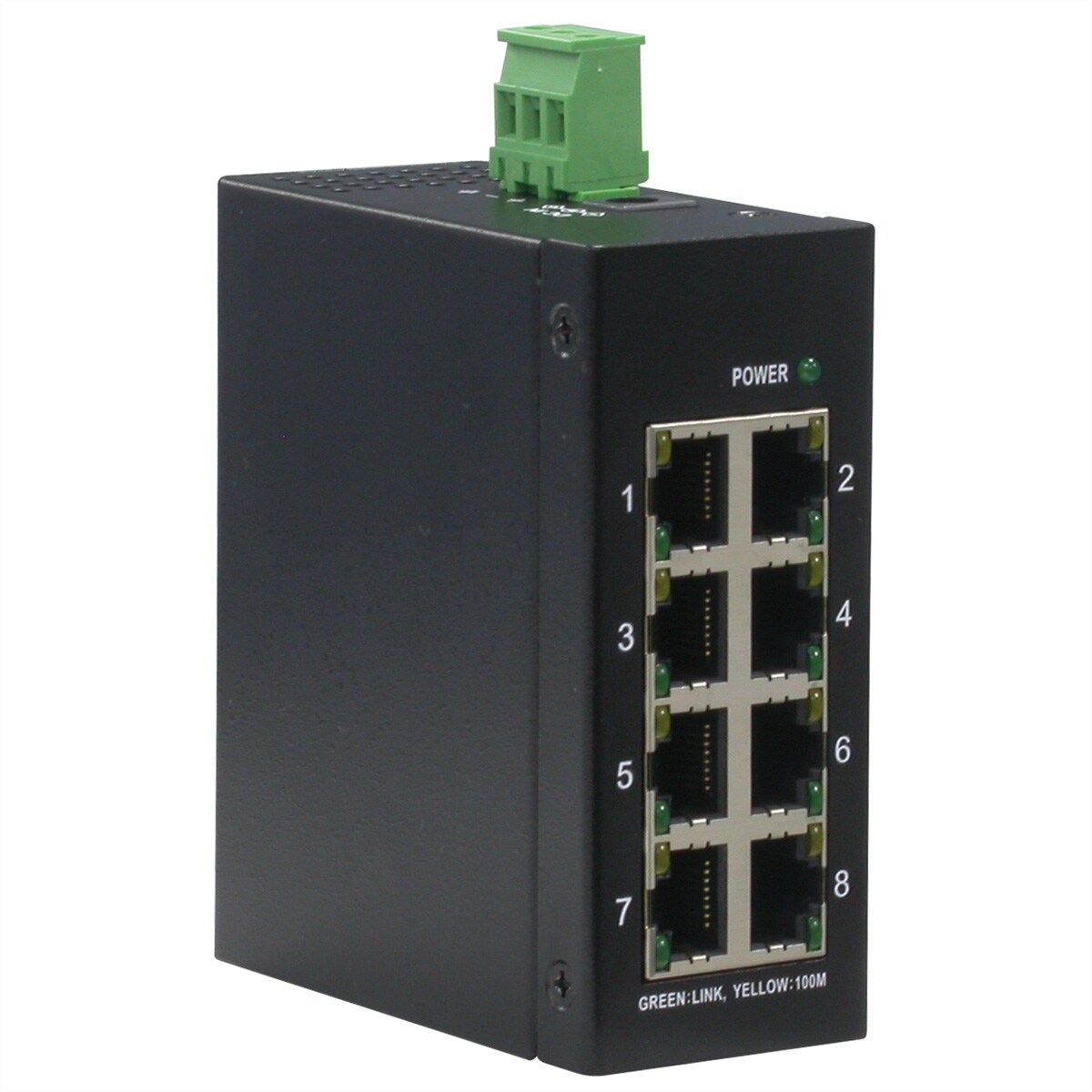 ROLINE Industrie Switch 8x RJ-45, unmanaged Image