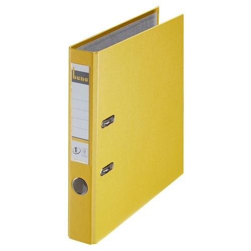 Bene No.1 Power Schmal Ordner DIN A4 52 mm Gelb 2 Ringe 291600 PP (Polypropylen) Hochformat Image