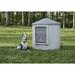 Dog Palace CRB Palace Premium Insulated Dog House Plastic House in Gray, Size 46.0 H x 45.0 W x 45.0 D in | Wayfair CB-50