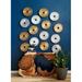 Phillips Collection Button Wall Décor Metal in Gray/Yellow | 14 H x 16 W x 16 D in | Wayfair IN103408