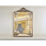 Rosdorf Park Rosia Ornate Glam Venetian Accent Mirror in Gray | 58.3 H x 37.8 W x 2.2 D in | Wayfair F4672424D3D84BC9BE21E398CE1F5D72