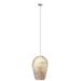 Fine Art Handcrafted Lighting Natural Inspirations 1 - Light Unique/Statement Geometric Pendant Glass in Gray | 4.75 H x 4.75 W x 4.75 D in | Wayfair