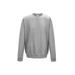 Just Hoods By AWDis JHA030 Adult 80/20 Midweight College Crewneck Sweatshirt in Heather Grey size Medium | Cotton/Polyester Blend