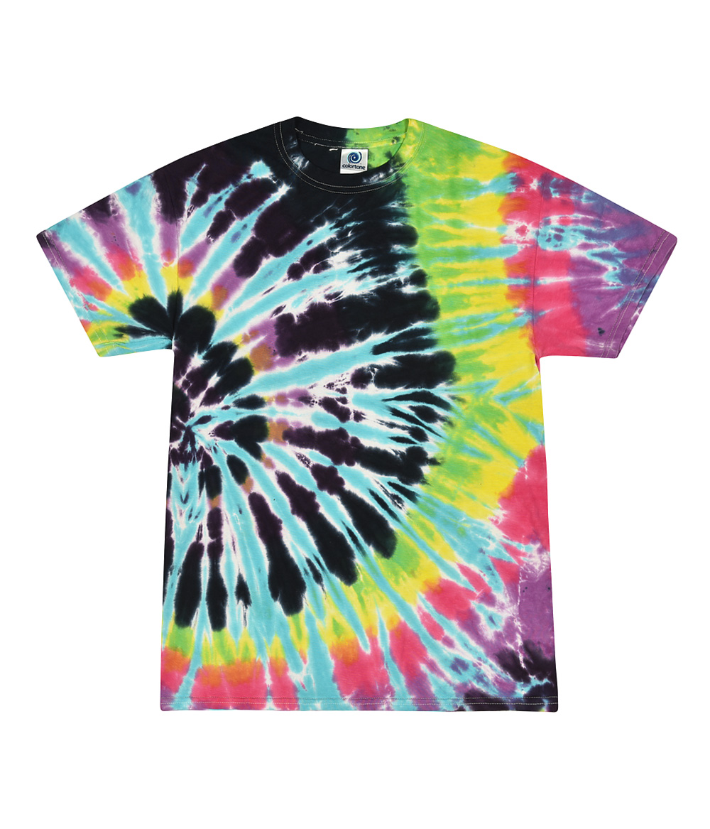 Tie-Dye CD100Y Youth Tie Dye Top in Flashback size Large | Cotton