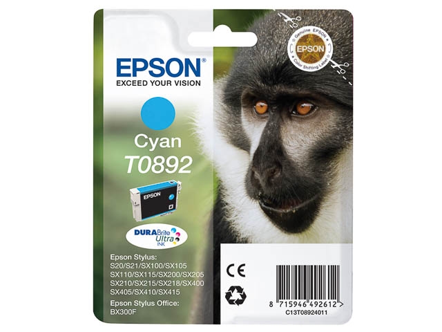 Tinten EPSON C13T08924011 EPSON BX300F TINTE CYAN Image