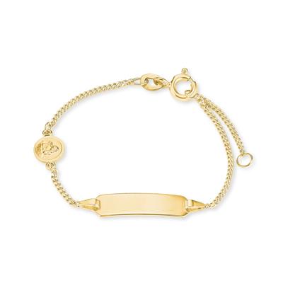 amor Identarmband Gold Weiss Damen