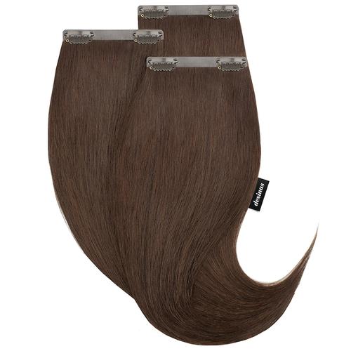 Desinas - Echthaar Extensions schokobraun Haarextensions 1 ct