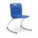 Virco Analogy® Series Classroom Chair Plastic/Metal in Blue | 32 H x 19 W x 21.5 D in | Wayfair 4072120