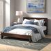 Red Barrel Studio® Saragossa Low Profile Platform Bed Wood in Brown | 38 H x 56.5 W x 80 D in | Wayfair 7F93F365380443B4BC180B7BB5D4337B