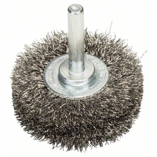 Scheibenbürste, gewellt, rostfrei, 50 mm, 0,2 mm, 15 mm, 4500 U/ min Image