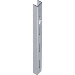 Wandschiene 10000 Länge 500mm weiß einreihige Lochung Paar Element-System Image