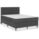 Boxspring-Bettgestell,Schlafzimmerbett Grau Stoff 180x200 cm vidaXL