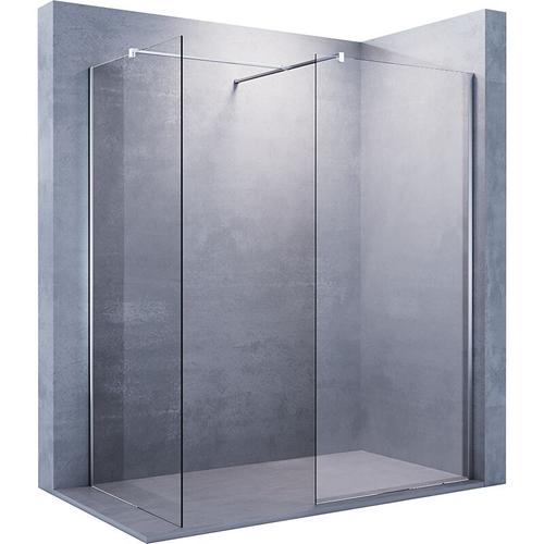 Walk In Dusche Duschwand Duschabtrennung Duschkabine mit Stabilisator Nano esg Glas 8mm 70x200cm