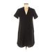 Lush Casual Dress - Shift: Black Solid Dresses - Women's Size X-Small