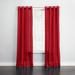 Wide Width BH Studio Sheer Voile Grommet Panel by BH Studio in Ruby (Size 56" W 63" L) Window Curtain
