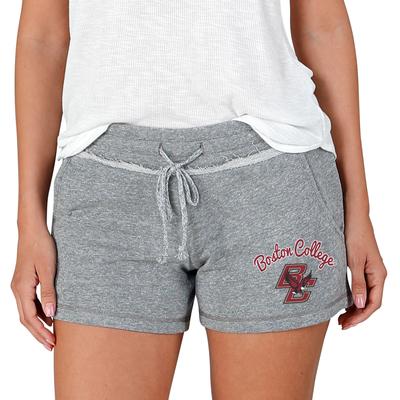 Women's Concepts Sport Gray Boston College Eagles Mainstream Terry Shorts