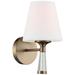 Crystorama Ramsey 10 1/2" High Vibrant Gold Wall Sconce