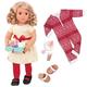 Our Generation Deluxe Puppe Noelle – 46 cm Puppe mit blonden Haaren, Puppenkleidung und Puppenzubehör, Zubehör Weihnachten – Kinder Spielzeug ab 3 Jahren