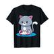 Niedliche Gaming Katze Video Game Computer Videogame PC T-Shirt