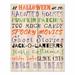 The Holiday Aisle® Crestino Halloween Things Easel Back Decorative Accent Wood in Brown | 10 H x 8 W x 1 D in | Wayfair