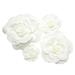 House of Hampton® Rose Foam Wall Décor in White | 21 H x 21 W in | Wayfair C6FC737B944741FFA53C0DB8CF7BB485