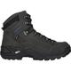 LOWA Herren Multifunktionsstiefel Herren Wanderschuhe Renegade GTX Mid, Größe 47 in Schwarz/Dunkelgrau/Blau