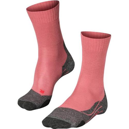 FALKE TK2 Damen Socken, Größe 41-42 in Rot