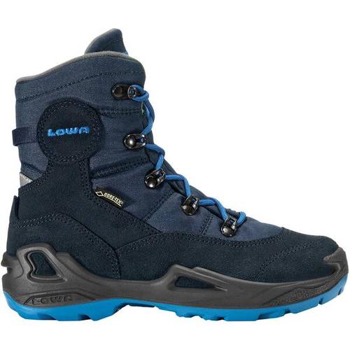 LOWA Kinder Winterstiefel Rufus III GTX® HI, Größe 36 in Dunkelblau/Schwarz/Blau/Grau